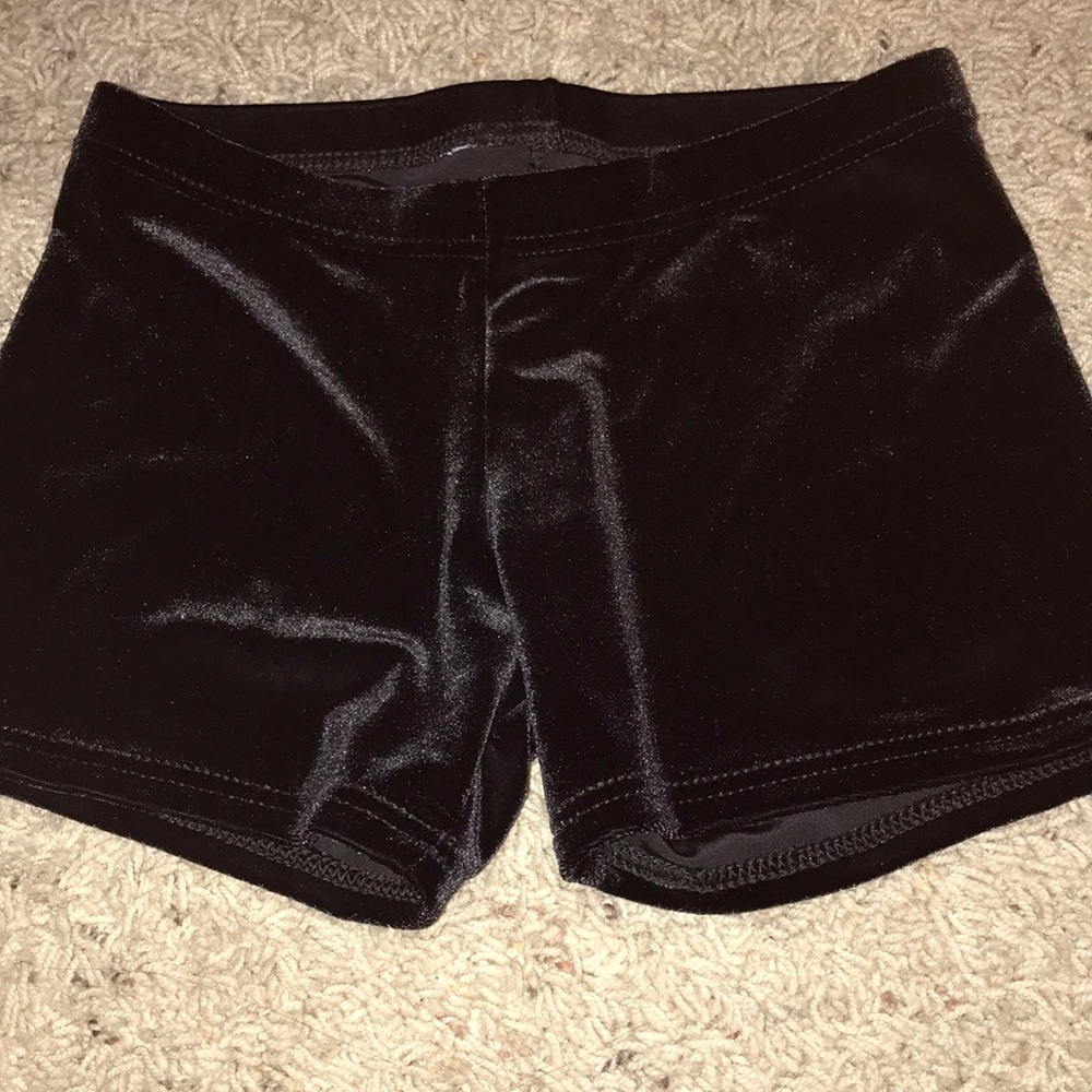 Black dance shorts